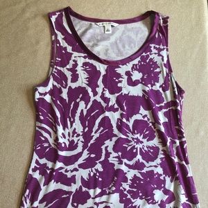 BR Fuchsia Floral Top - Size S